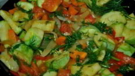 рагу из кабачков и помидоров