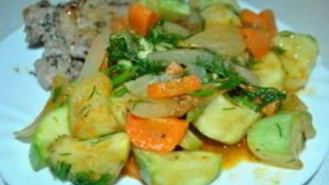 рагу из кабачков и помидоров