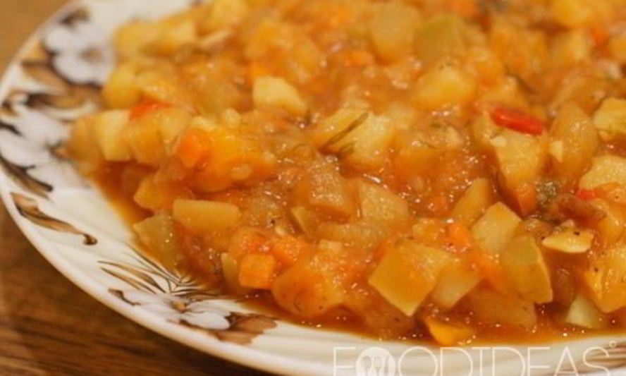 Рецепт рагу из картошки с кабачками