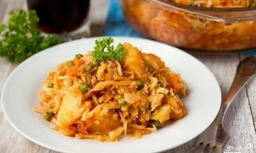 Рецепт рагу из патиссонов и кабачков