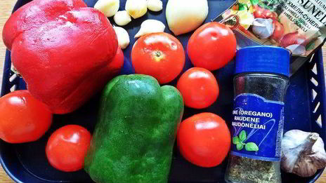 рагу из печенки с овощами