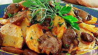 Рагу из рыжиков