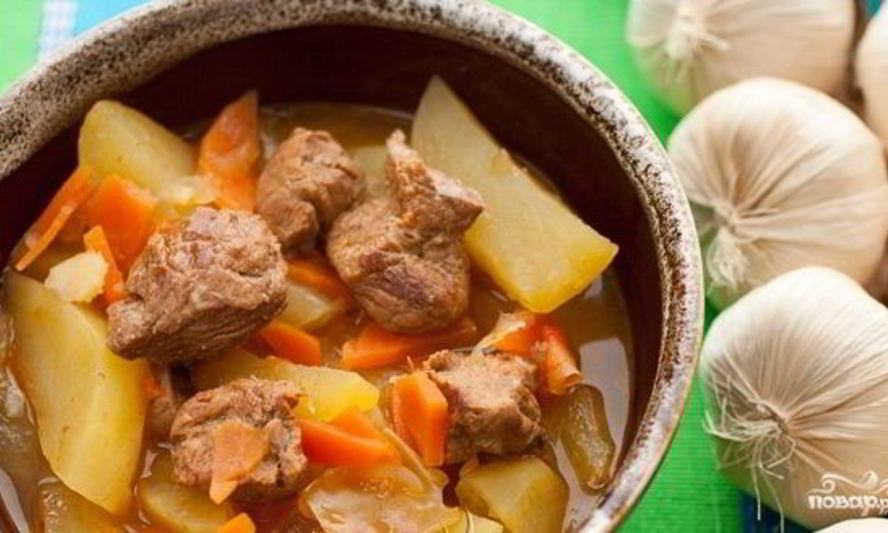 Рецепт рагу из свинины с картошкой