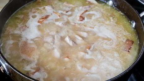 рагу из свиной вырезки с фасолью