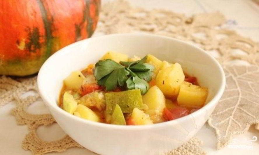 Рецепт рагу из телятины с овощами