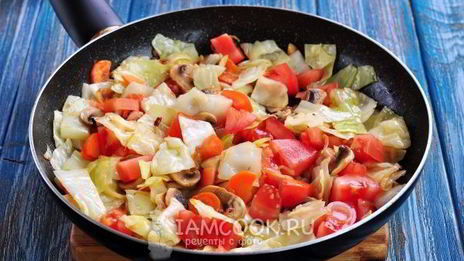 рагу из тыквы с овощами