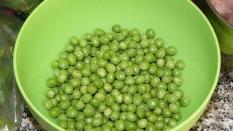 рагу из зеленого горошка с мясом