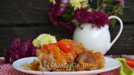 рагу овощное с мясом в мультиварке