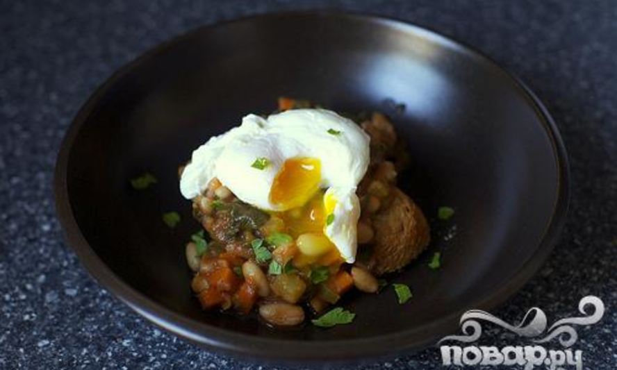 Рецепт рагу с фасолью и мангольдом