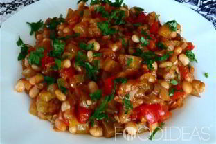 Рагу с фасолью