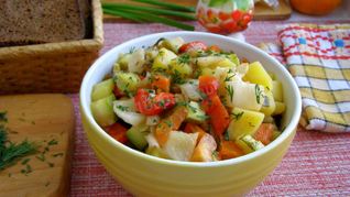 Рагу с капустой в мультиварке