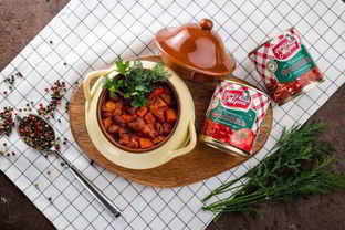 Рагу с курицей и красной фасолью