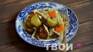 Рагу с мясом в мультиварке