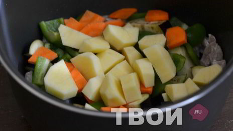 рагу с мясом в мультиварке