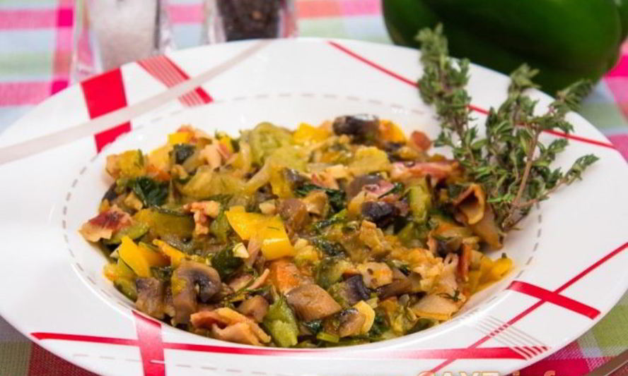 Рецепт рагу с овощами и грибами