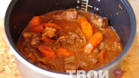 рагу в мультиварке с мясом