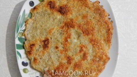 решти из картофеля с грибным рагу