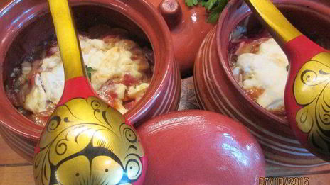 рыбное рагу в горшочках