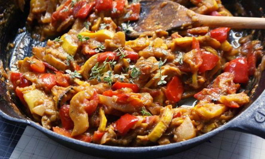 Рецепт вкусное и простое овощное рагу