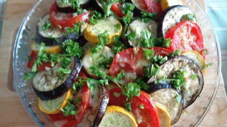 рататуй из запеченных овощей