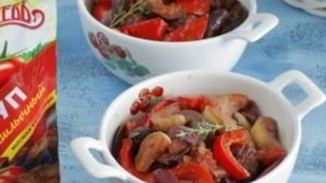 рататуй на сковороде