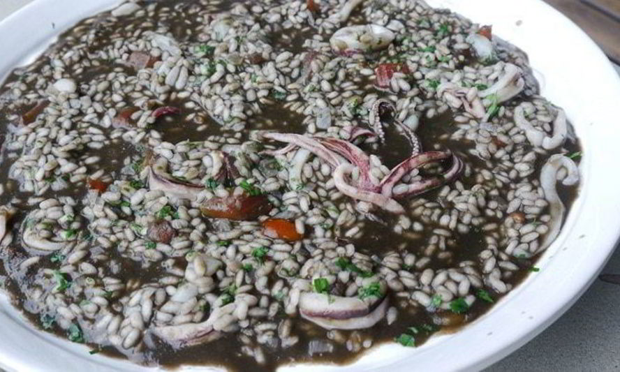 Рецепт черное ризотто