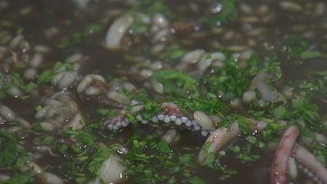 черное ризотто