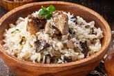 Итальянское ризотто с белыми грибами