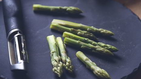 морской гребешок с овощным ризотто