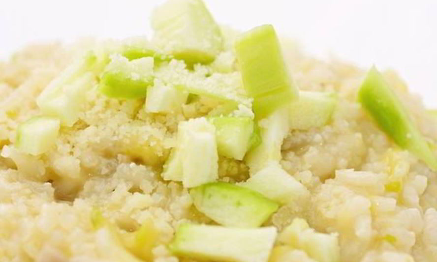 Рецепт овощное ризотто с сыром камамбер