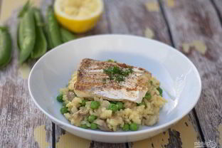 Ризотто и треска