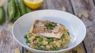 Ризотто и треска