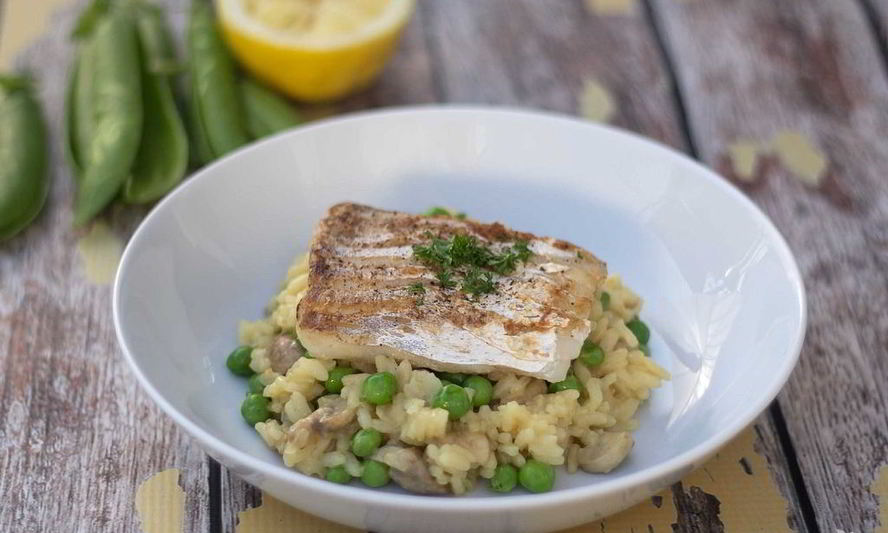 Рецепт ризотто и треска