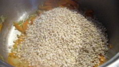 ризотто из перловки