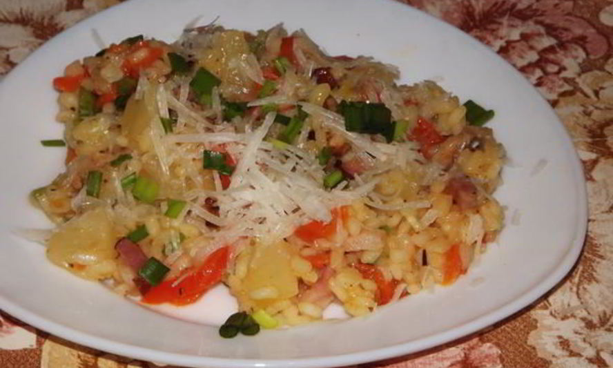 Рецепт ризотто по-гавайски