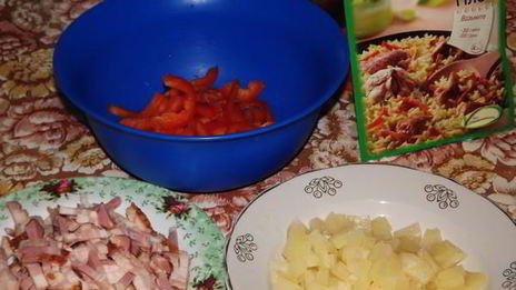 ризотто по-гавайски