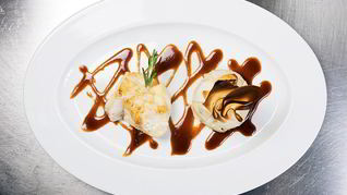 Ризотто по-корсикански с морским чертом