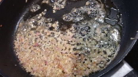 ризотто с баклажаном и лимоном