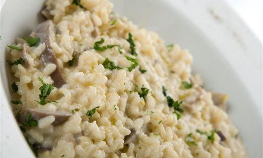 Рецепт ризотто с белыми грибами и петрушкой