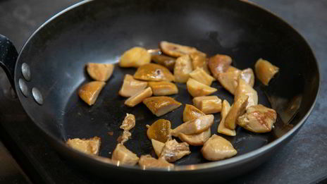 ризотто с белыми грибами и трюфельной пастой