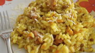 Ризотто с чечевицей