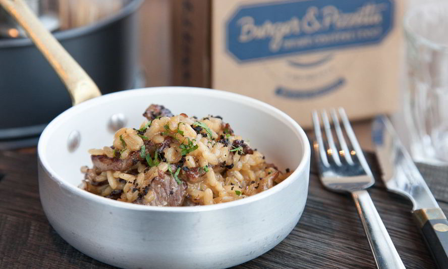 Рецепт ризотто с говядиной и вешенками