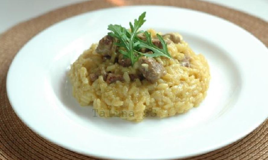 Рецепт ризотто с говядиной