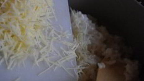 ризотто с грибами и курицей