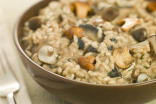 Ризотто с грибами и пармезаном