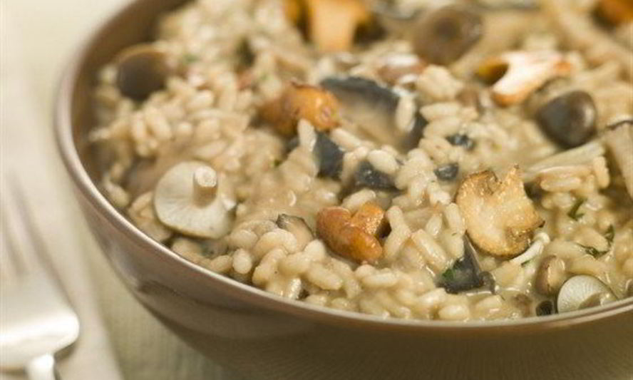 Рецепт ризотто с грибами и пармезаном