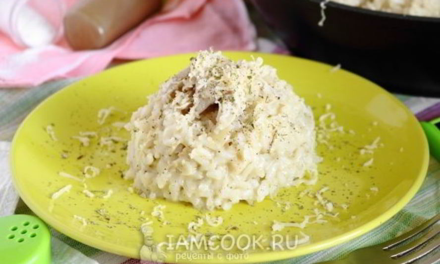 Рецепт ризотто с индейкой