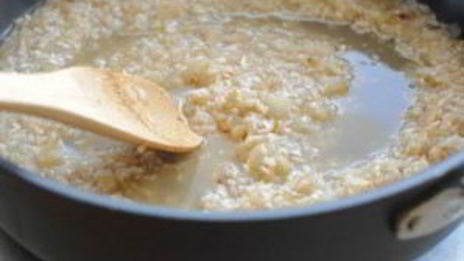 ризотто с кабачками и помидорами