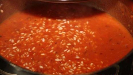 ризотто с креветками