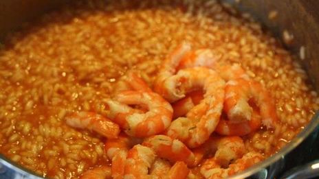 ризотто с креветками